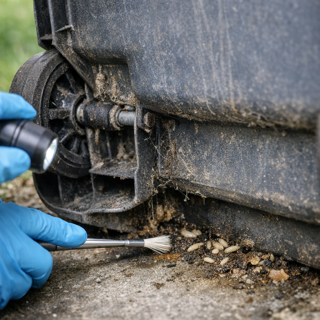Comment éliminer les asticots dans la poubelle durablement