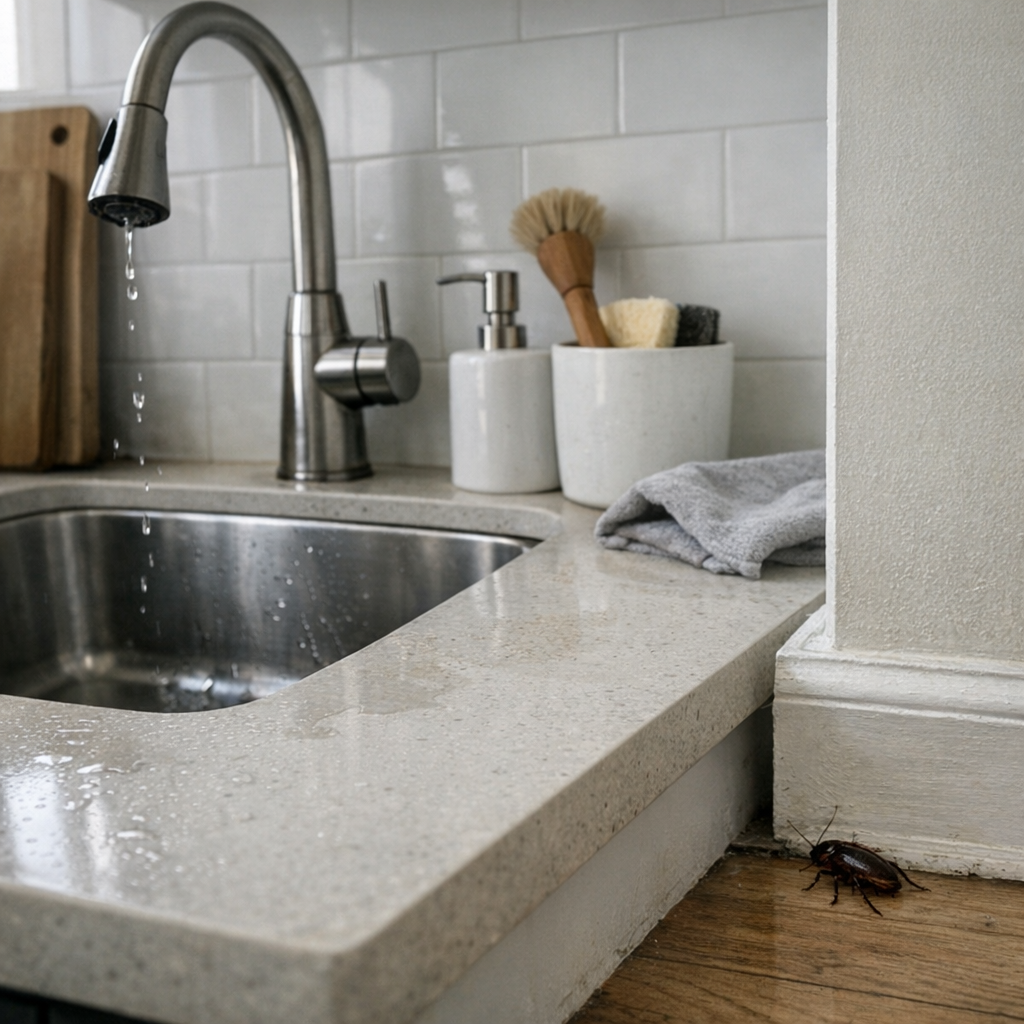 Pourquoi voir une blatte dans une maison propre ?