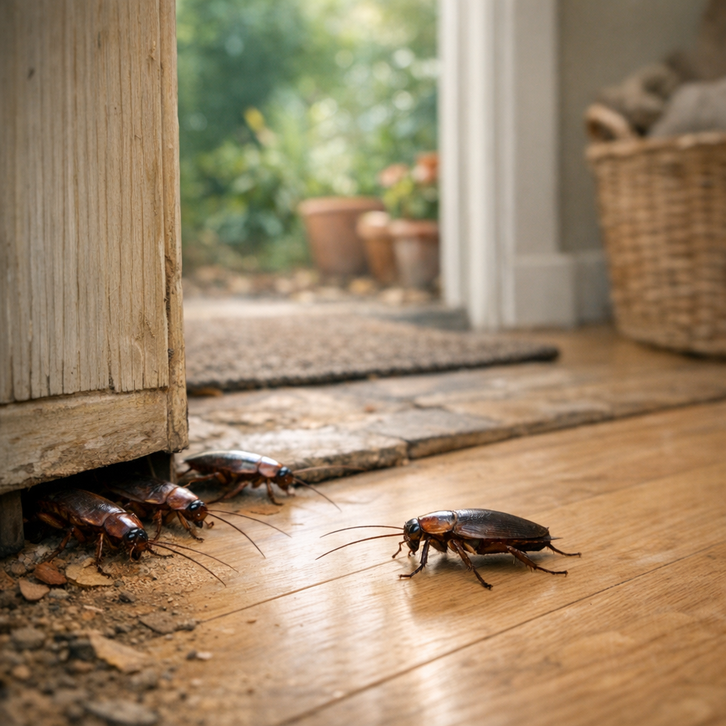 Pourquoi les blattes de jardin rentrent-elles dans la maison ?