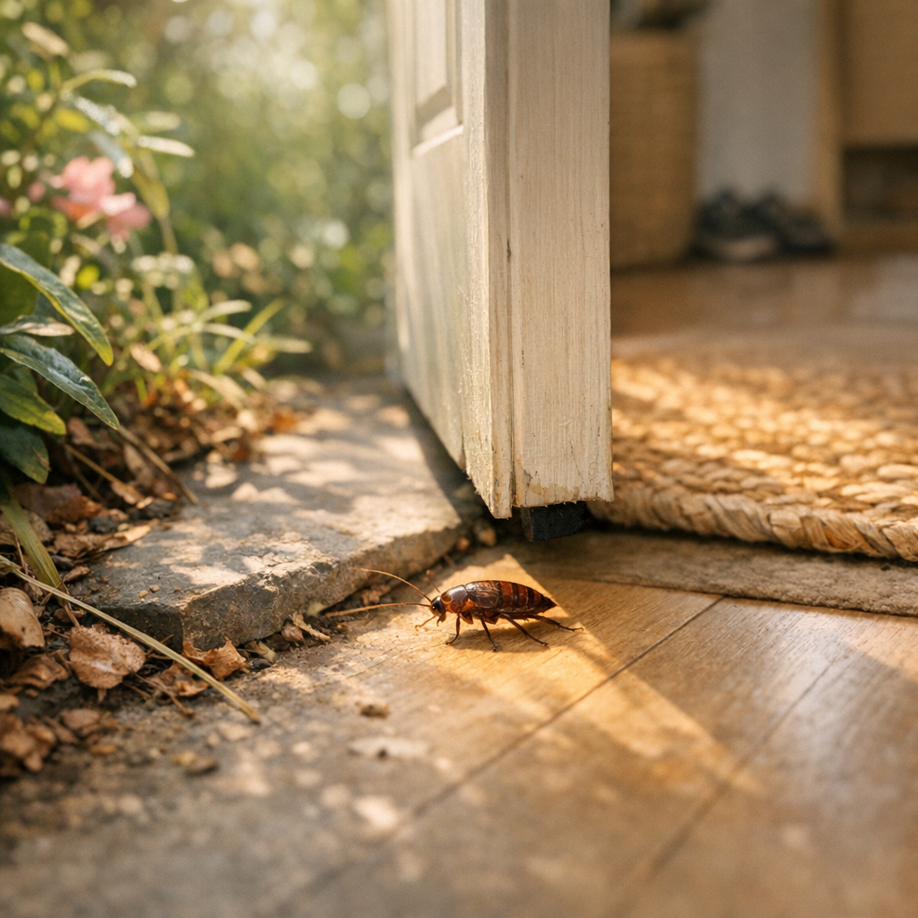 Pourquoi les blatte de jardin rentre dans la maison