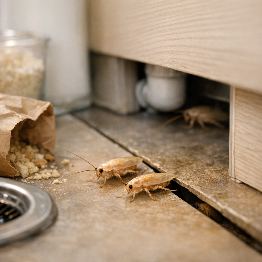 Où se cachent les blattes et pourquoi en voit-on dans la maison ?