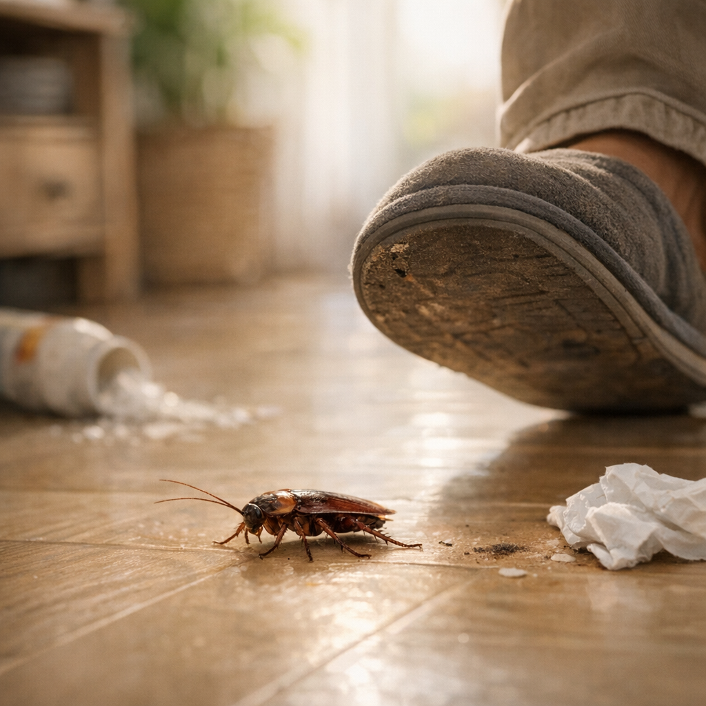 Pourquoi écraser un cafard est une mauvaise réponse immédiate