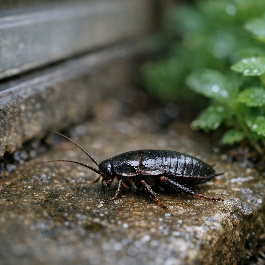 Comment reconnaître un Cafard noir de Jardin et bien réagir