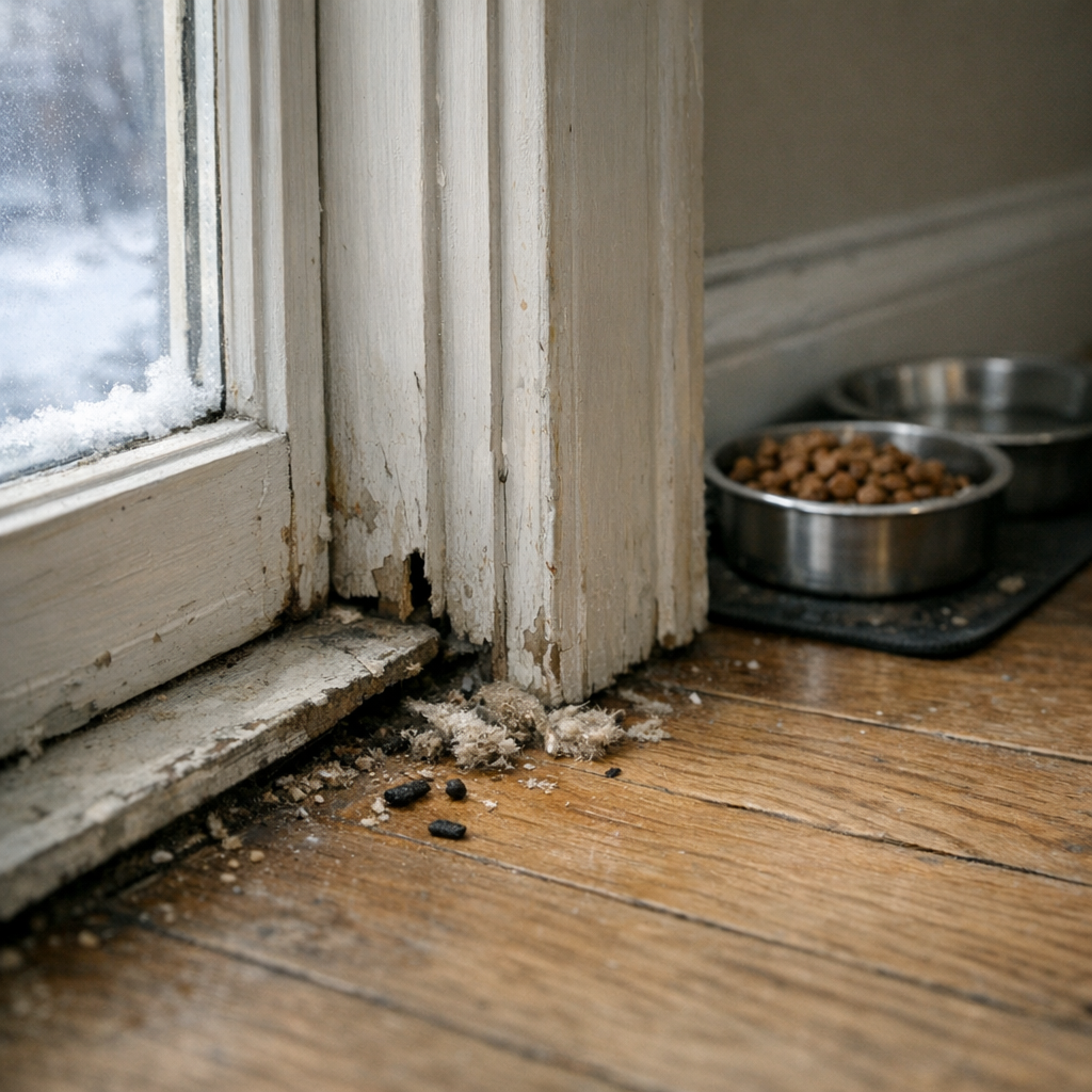 Pourquoi des Souris entrent dans la maison et s’y installent