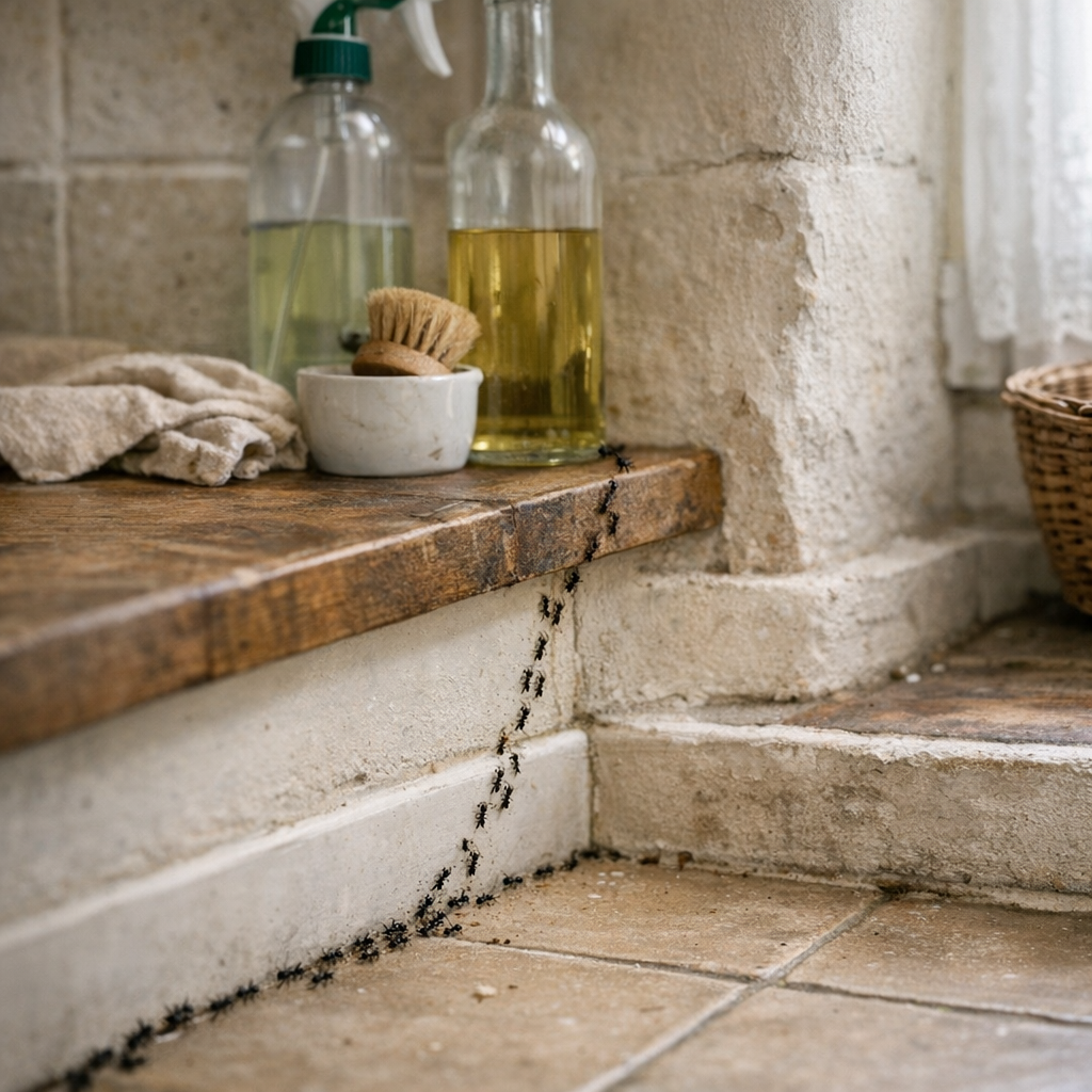 Comment chasser les fourmis de la maison efficacement