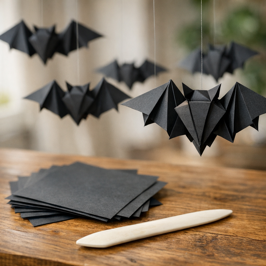 Comment faire une Chauve-souris en Origami sans faux plis