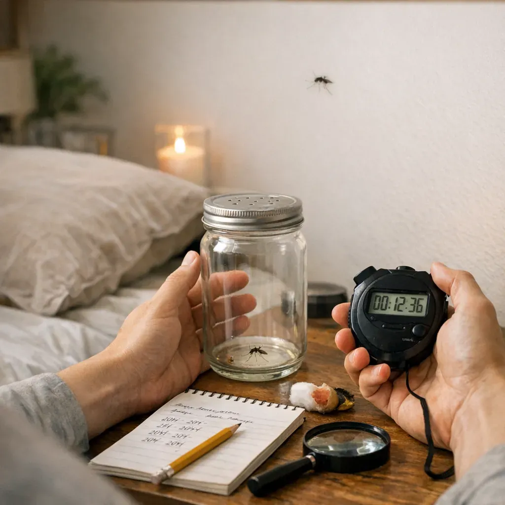 Comment estimer chez soi le temps de survie d’un moustique dans une chambre