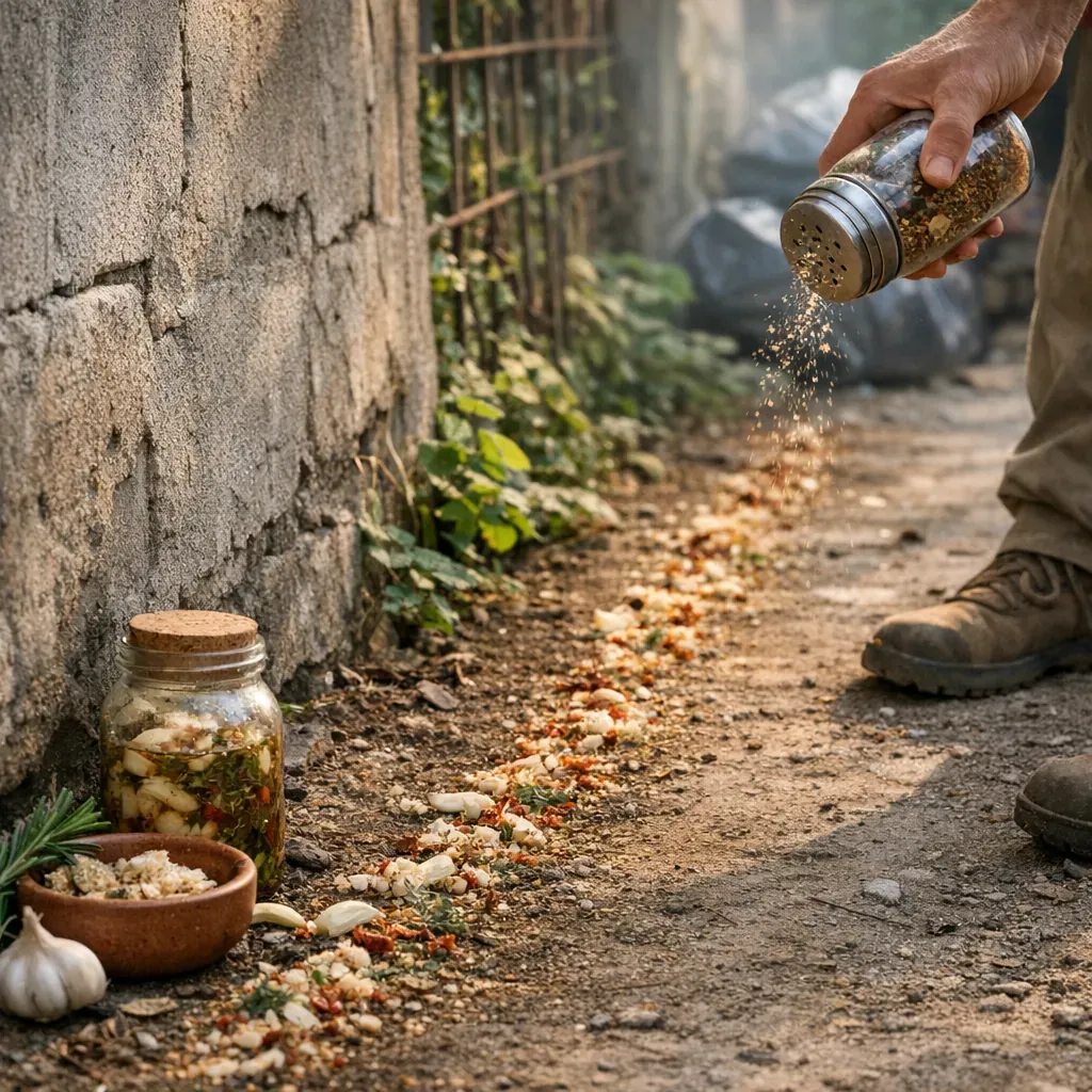 Les solutions naturelles qui peuvent vraiment aider : une barrière d’odeur sur les trajets récurrents, pas partout