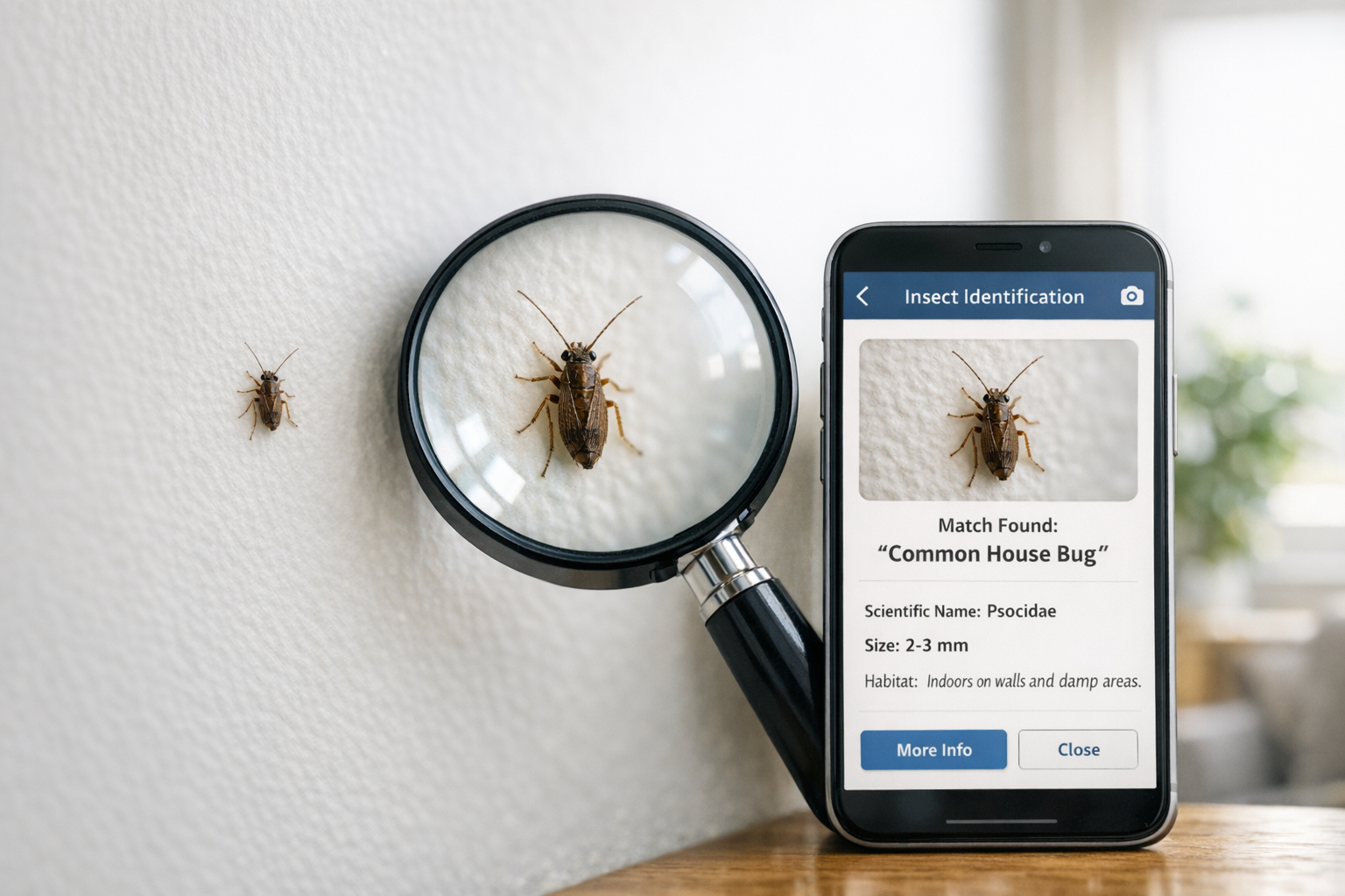Comment identifier un insecte d’appartement sans paniquer