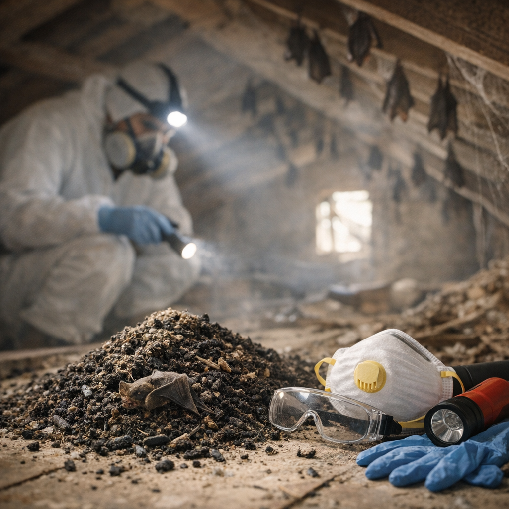 Quels dangers et quelles précautions face au guano dans un bâtiment ?