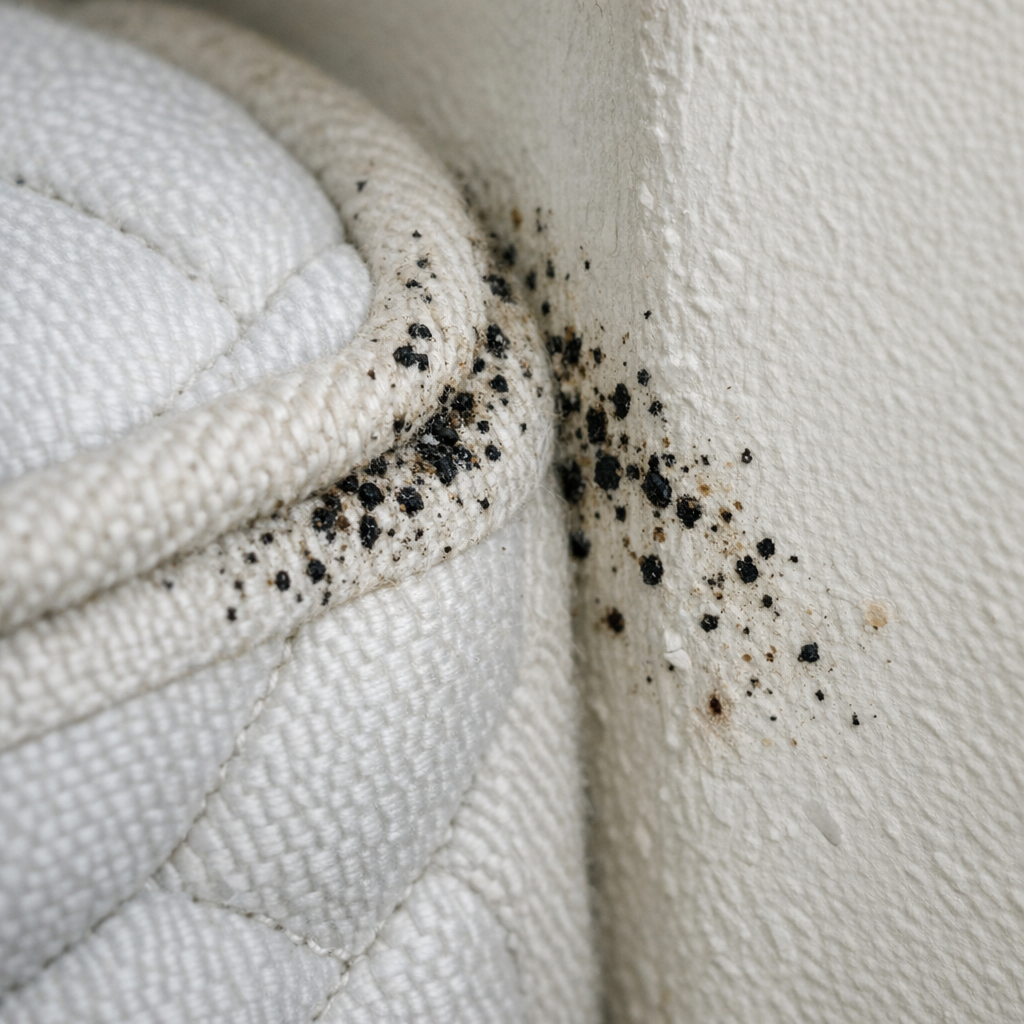 Comment reconnaître les Crottes de punaises de lit