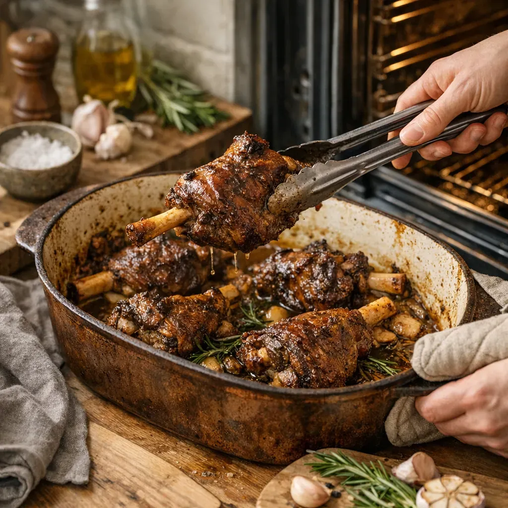 Comment faire des souris d’agneau confites au four sans se tromper de méthode