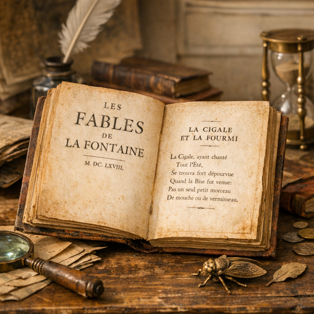 Source antique, date de 1668 et forme poétique : les repères qui changent la lecture