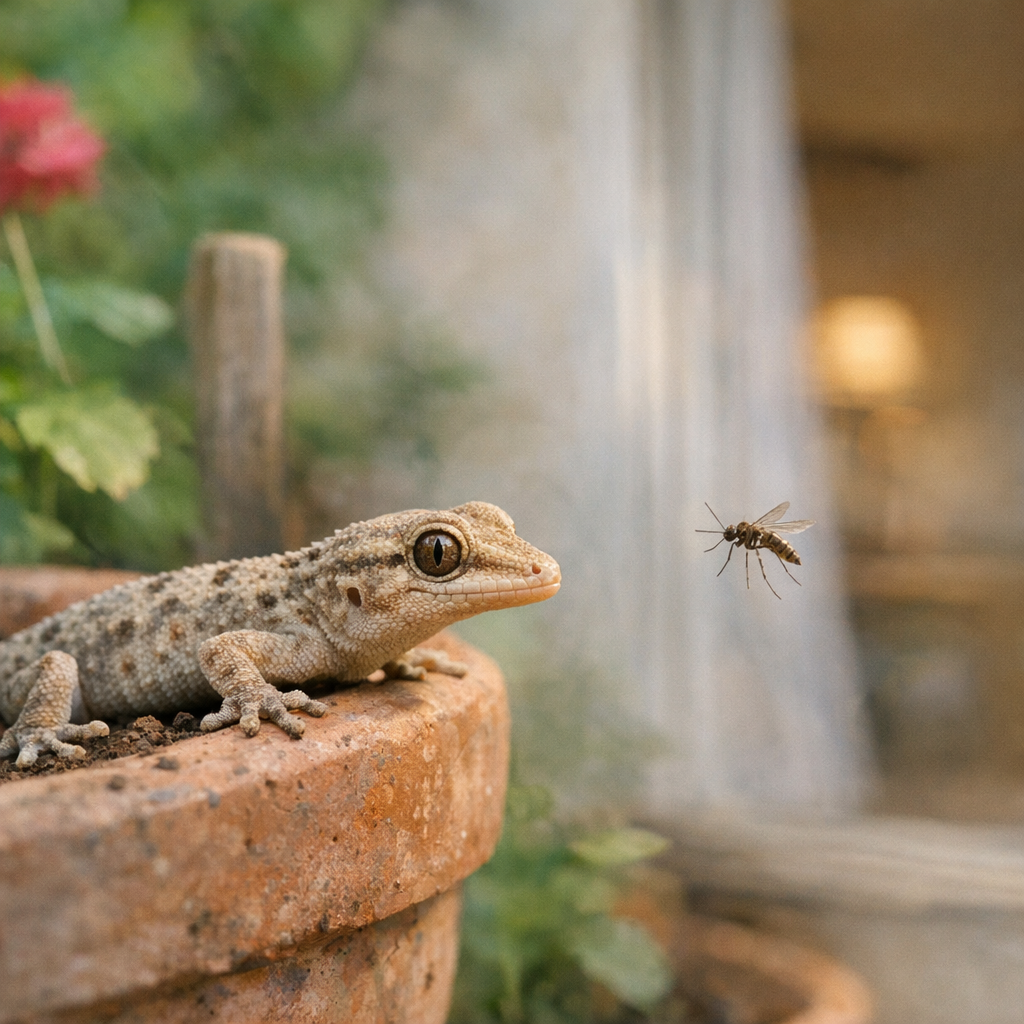 Le gecko, un allié imparfait pour les jardiniers et les maisons