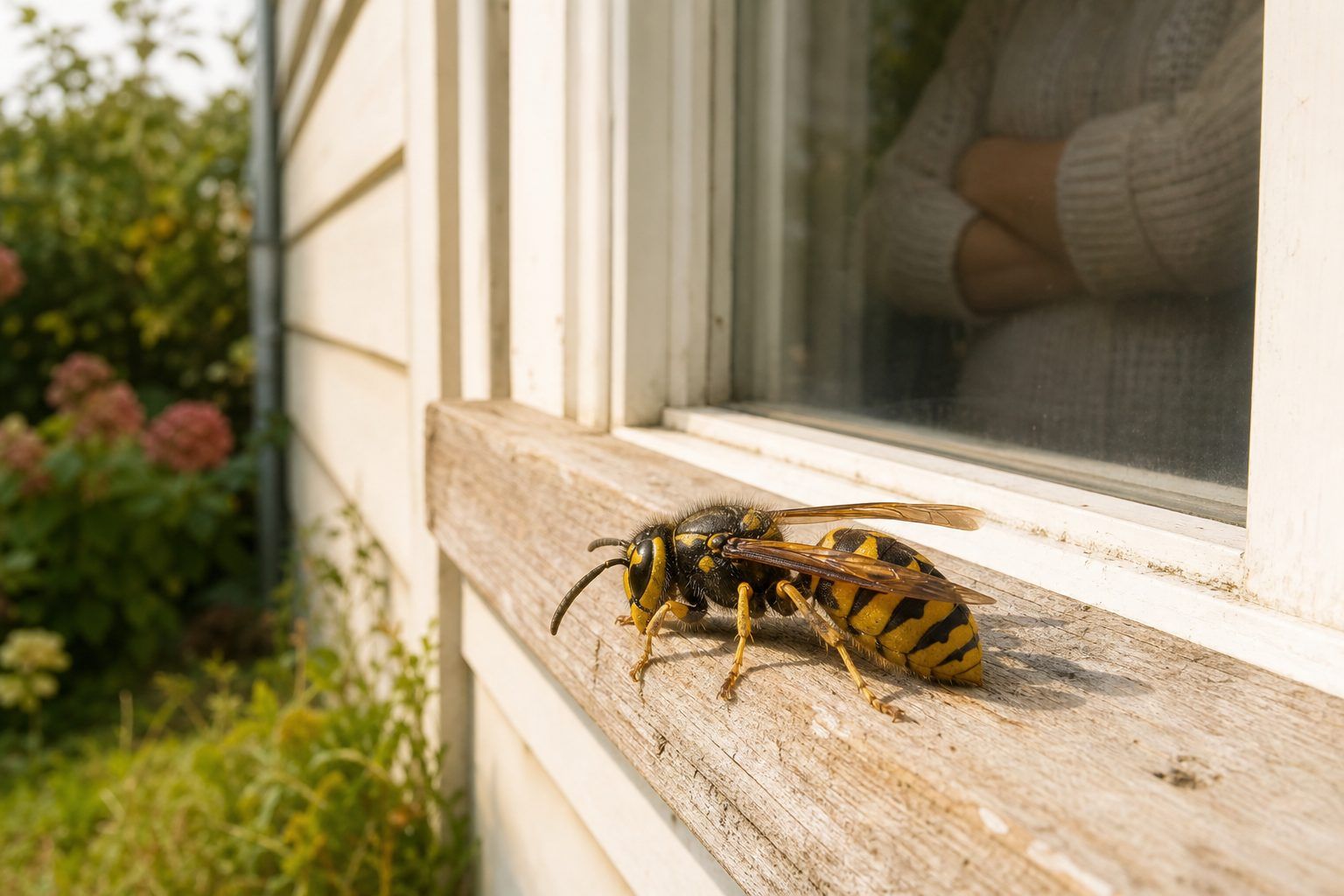 Que faire si vous observez une grosse reine de guêpe près de la maison ?