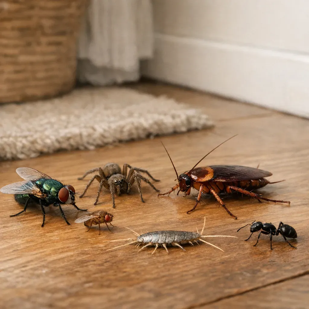 Les insectes les plus souvent confondus dans la maison
