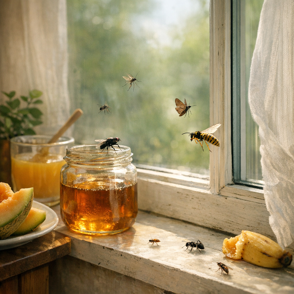 Qu'est-ce qui attire les insectes dans la maison ?