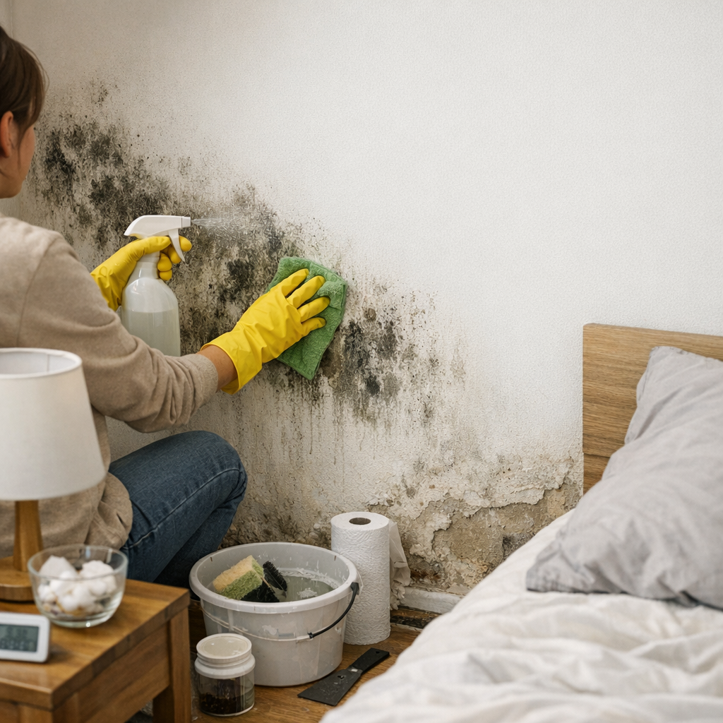 Comment traiter les moisissures sur un mur de chambre sans masquer la cause ?