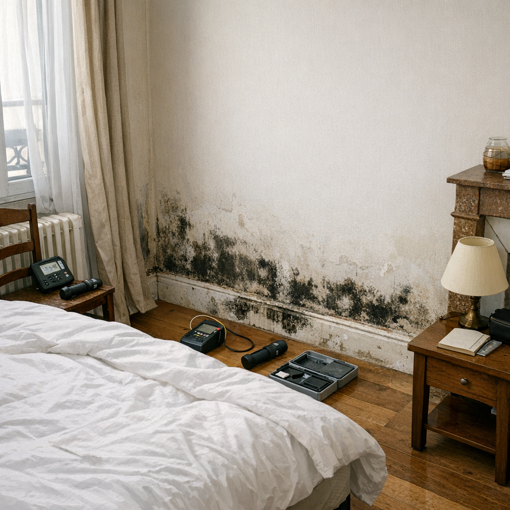 Comment traiter une Moisissure sur le mur d’une chambre