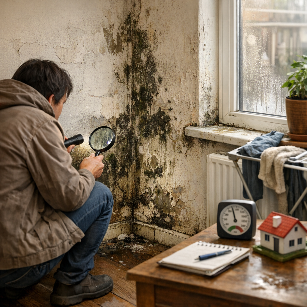 Moisissures dans le logement : comment raisonner par cause avant de nettoyer