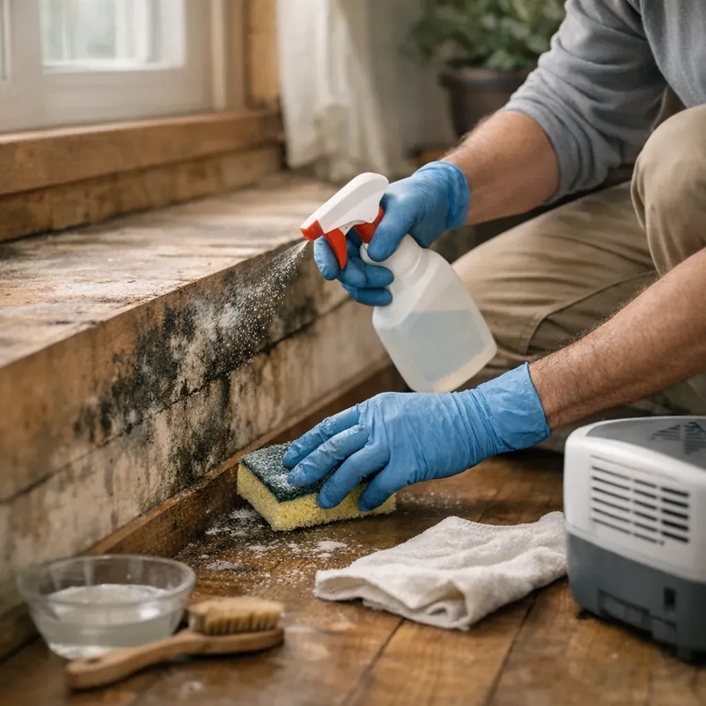 Comment traiter la moisissure sur le bois sans aggraver l’humidité