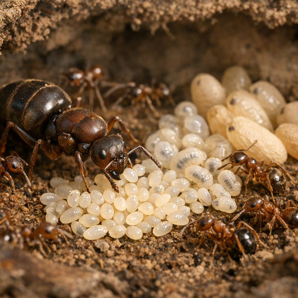 Cycle de vie des fourmis : qui pond les œufs et que deviennent-ils ?
