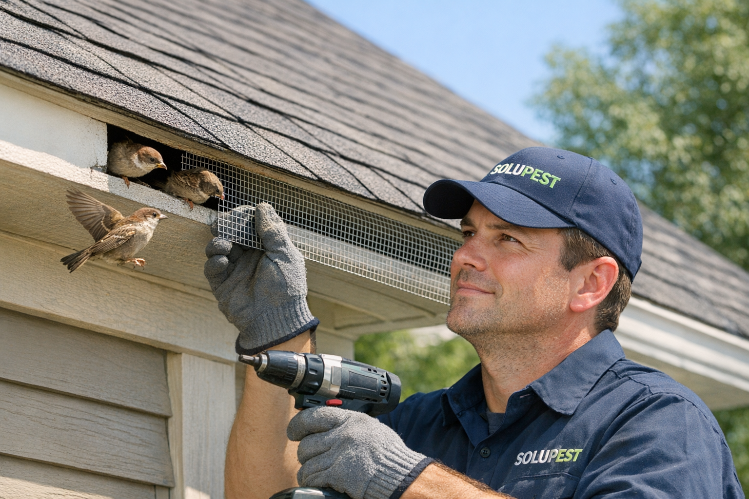 Oiseaux sous toiture : repères et prévention utiles