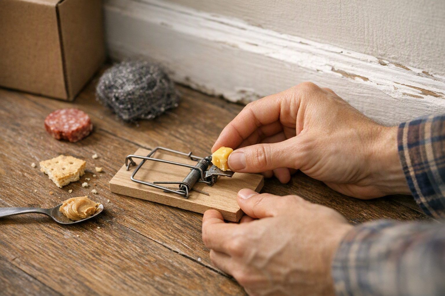 Comment poser et appâter efficacement un piège à souris ?