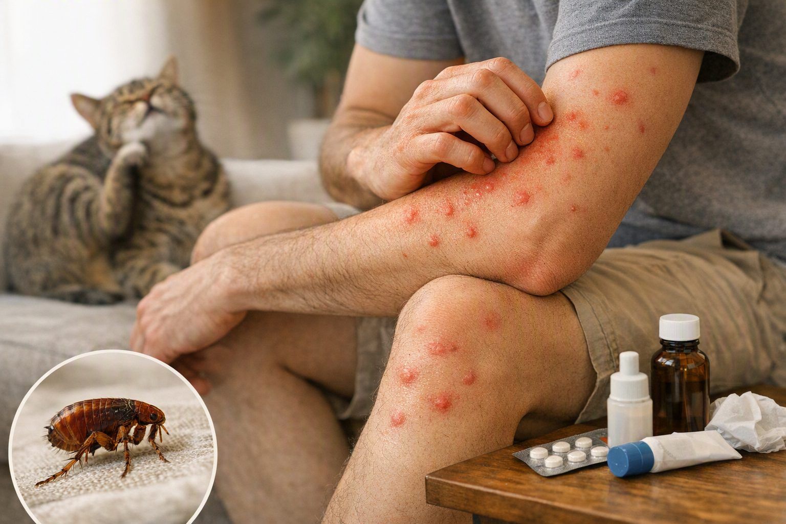Allergies et maladies liées aux piqûres de puces : quels risques ?