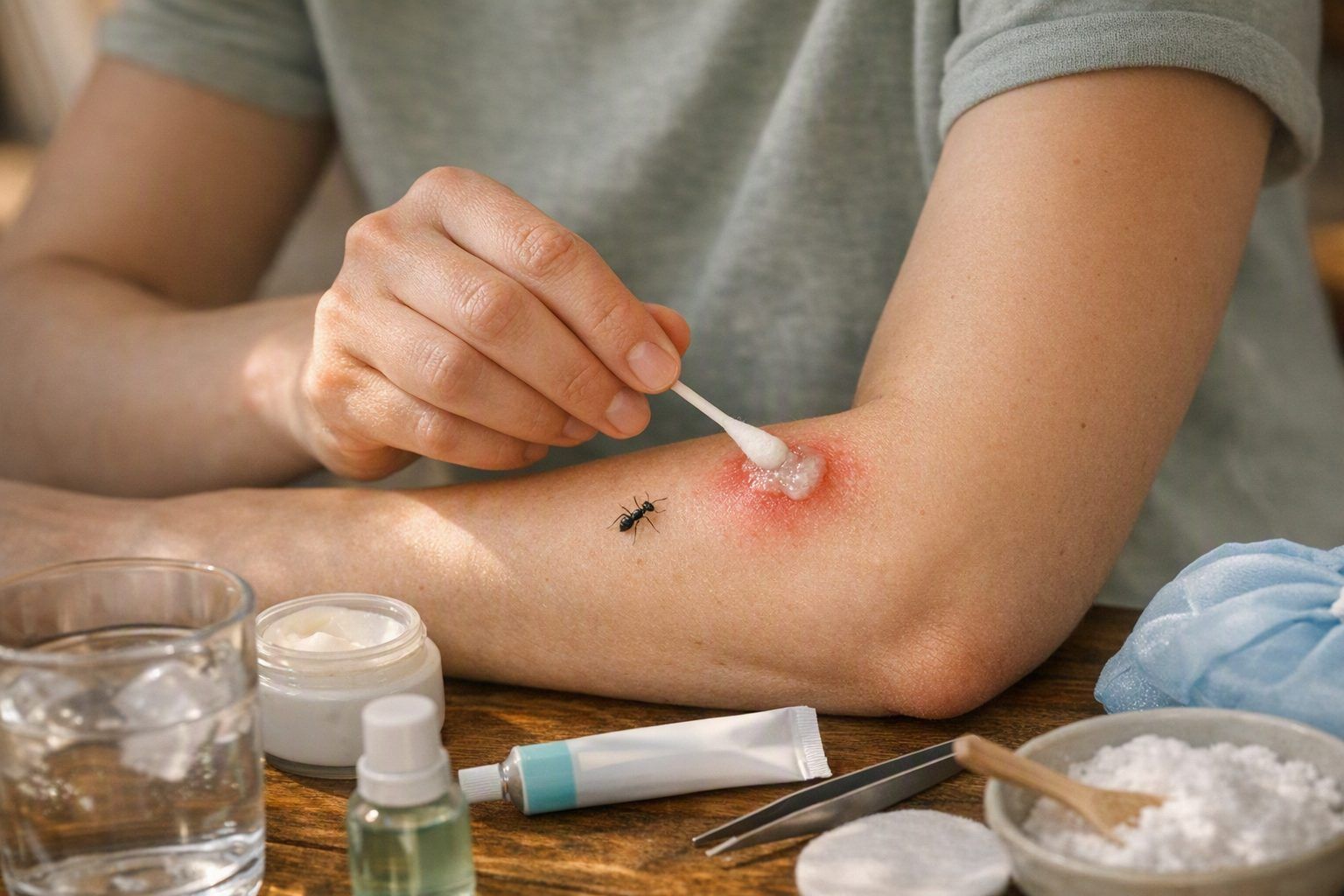 Comment soulager et soigner une piqûre de fourmi ?