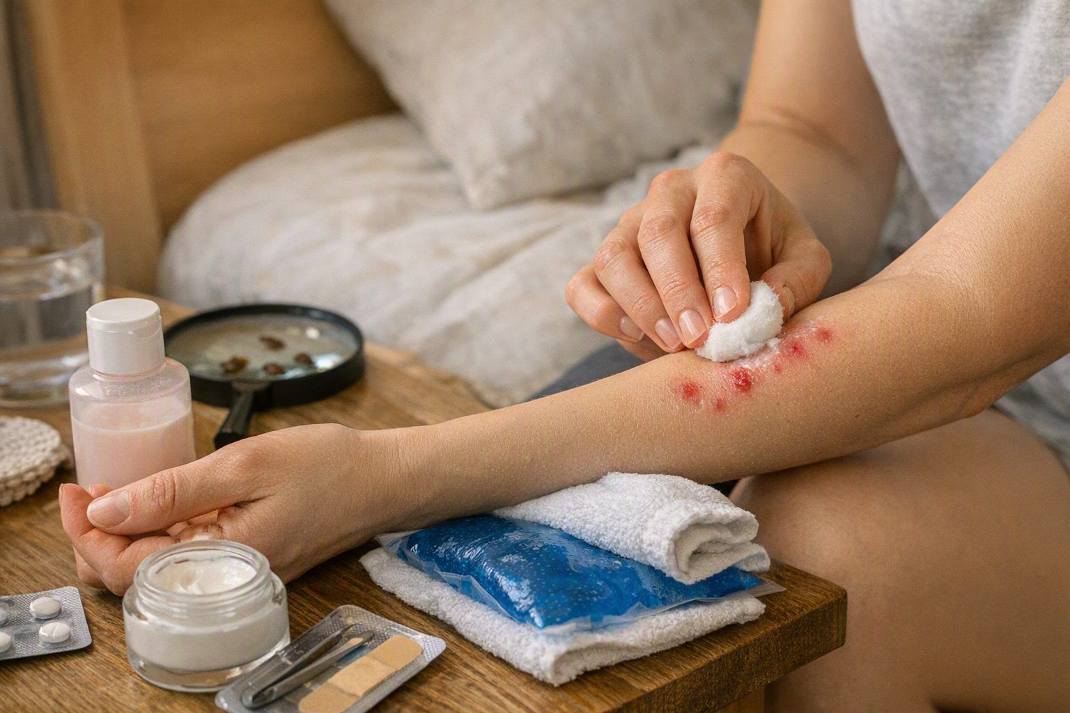 Comment soulager une piqûre de punaise de lit ?