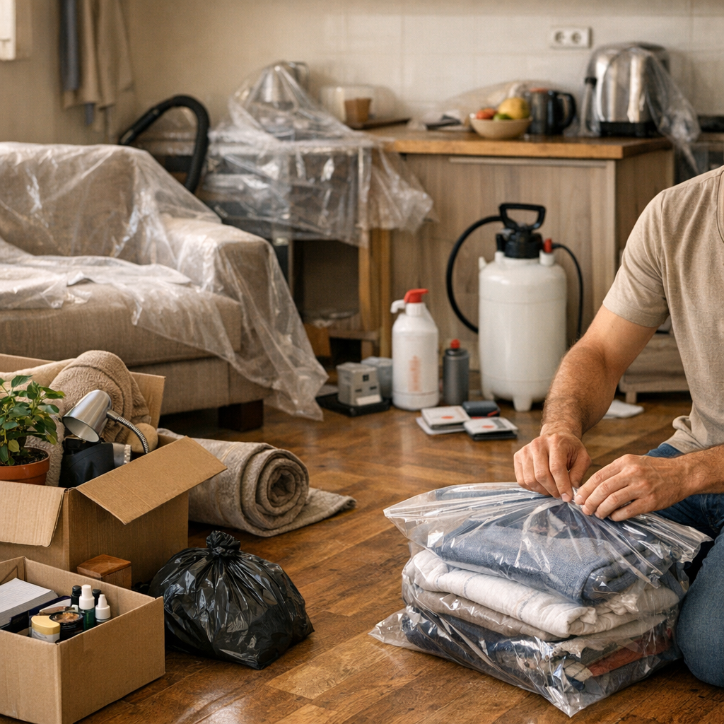 Que faire avant une désinsectisation dans un logement ou un local professionnel