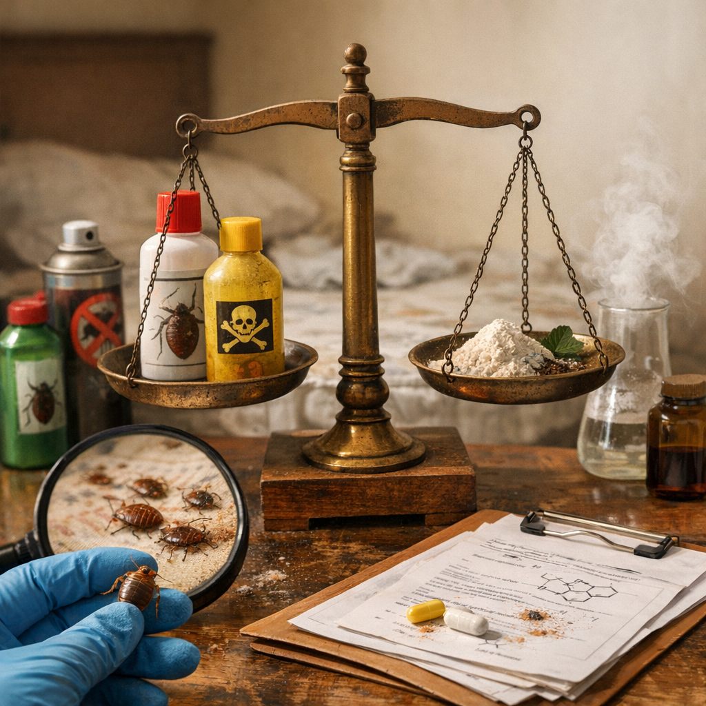 Comment arbitrer entre efficacité anti-punaises et risque toxique quand certains insecticides sont contournés, interdits
