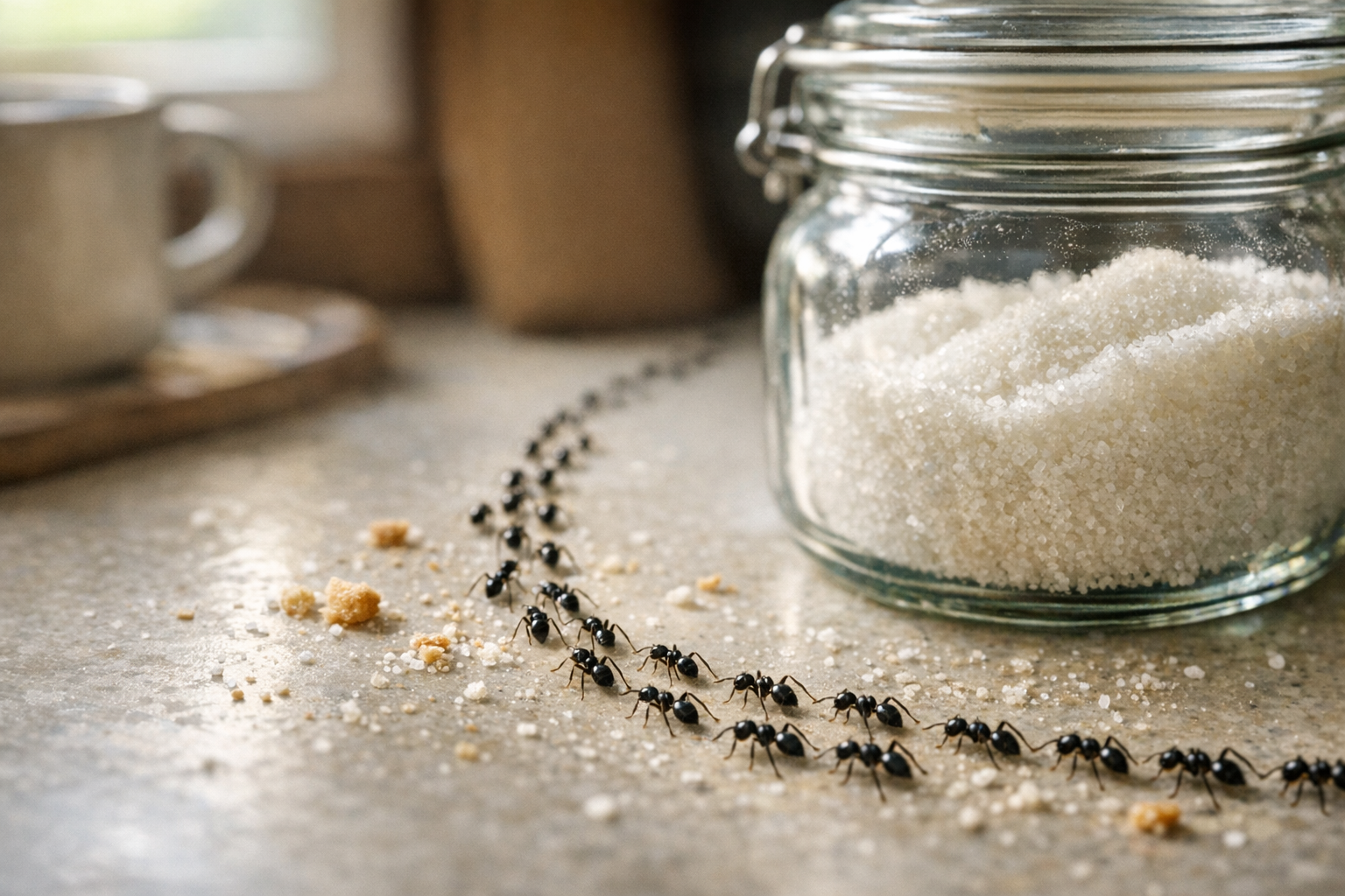Que faire quand de petites fourmis entrent dans la maison ?