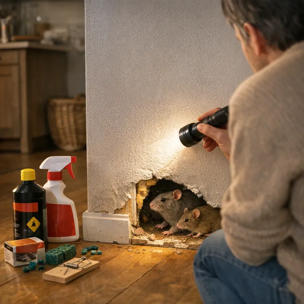Si j'entends gratter dans les murs la nuit, est-ce forcément une souris, et faut-il un produit pensé pour les cloisons p