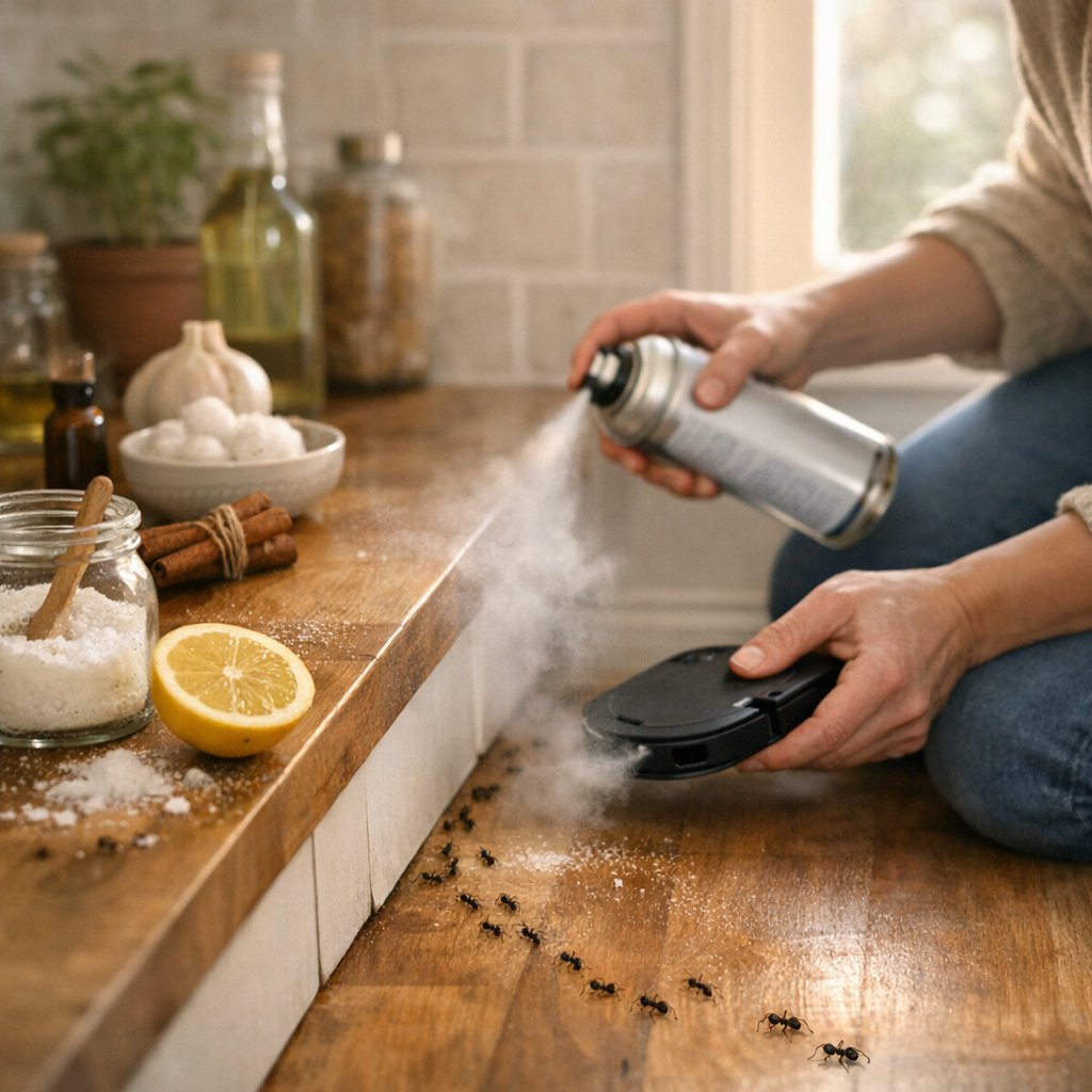 Comment éliminer les fourmis quand les recettes de grand-mère ne suffisent plus