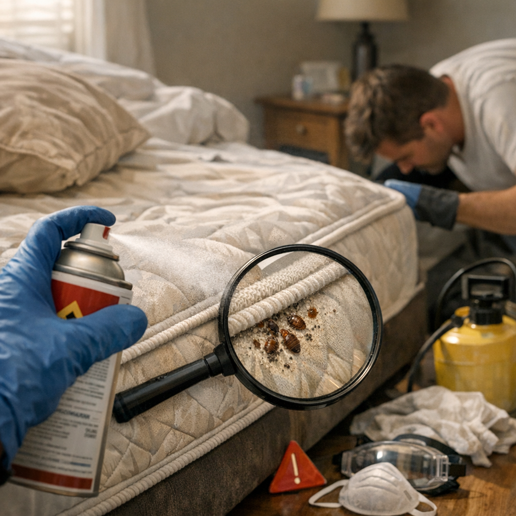 Si les insecticides semblent inefficaces : mauvais protocole, résistance des punaises ou risque à ne pas insister soi-mê