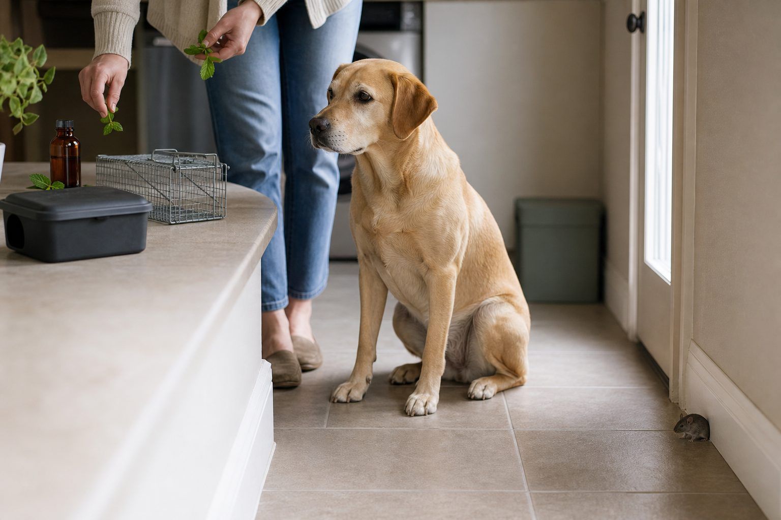 Pièges, ultrasons, huiles essentielles, raticides : quelles solutions sont compatibles avec un chien ?