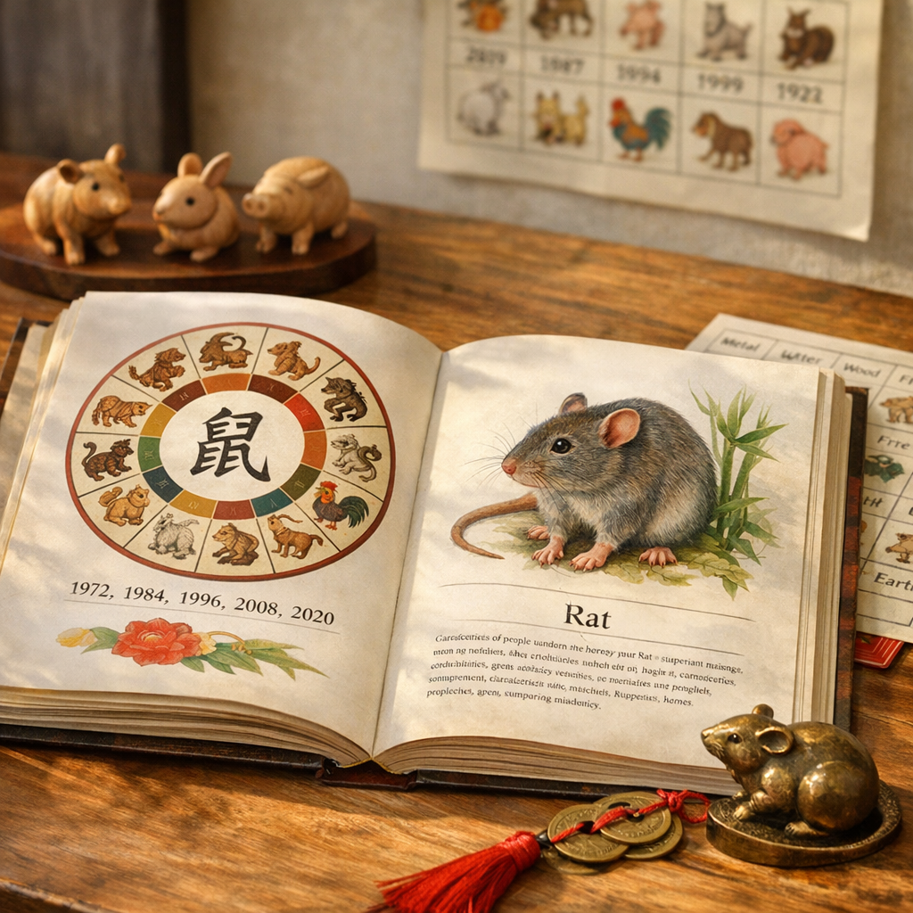 Quand on dit « signe chinois du Rat », parle-t-on d’un animal du cycle de 12 ans ou d’une combinaison plus précise ?