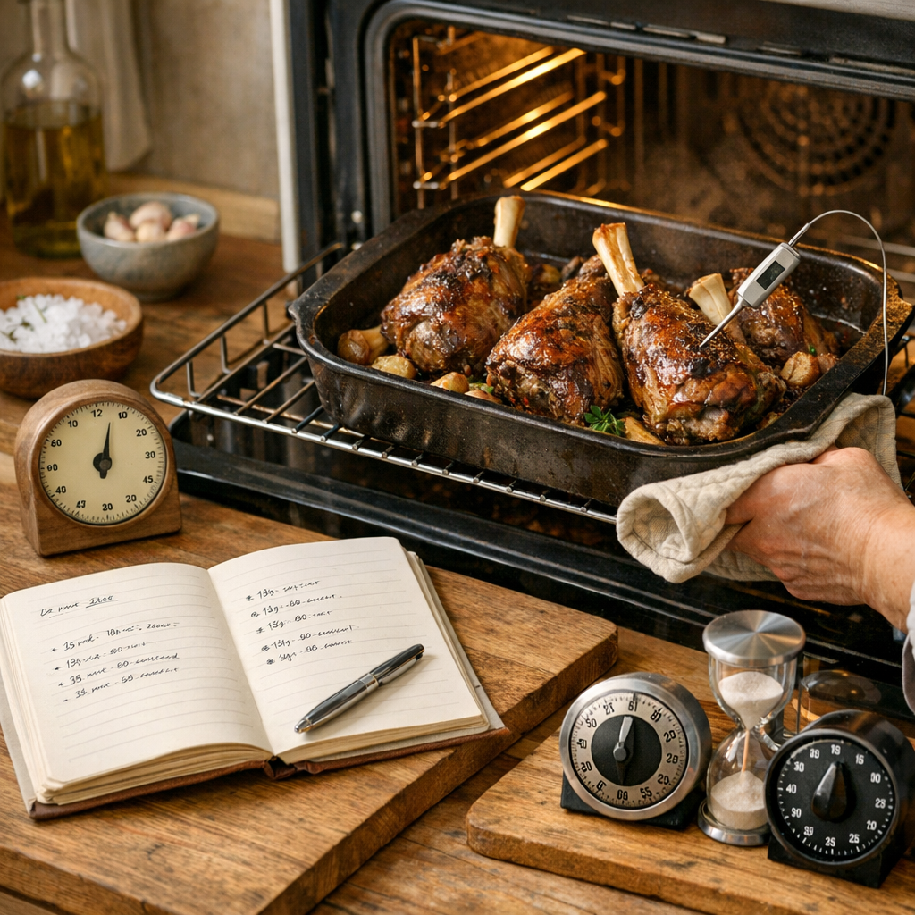 Temps de cuisson au four : les durées observées dans les sources