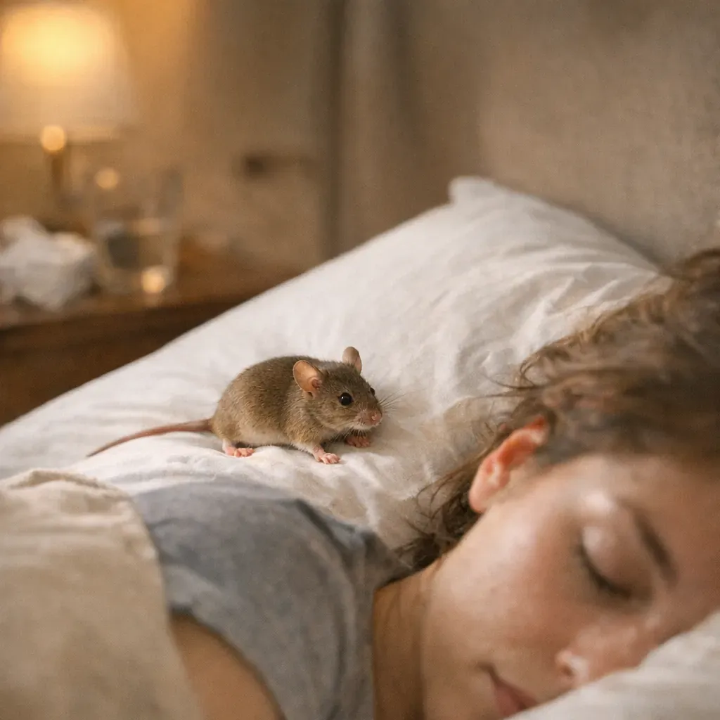 Une souris peut-elle venir sur nous pendant qu’on dort ?