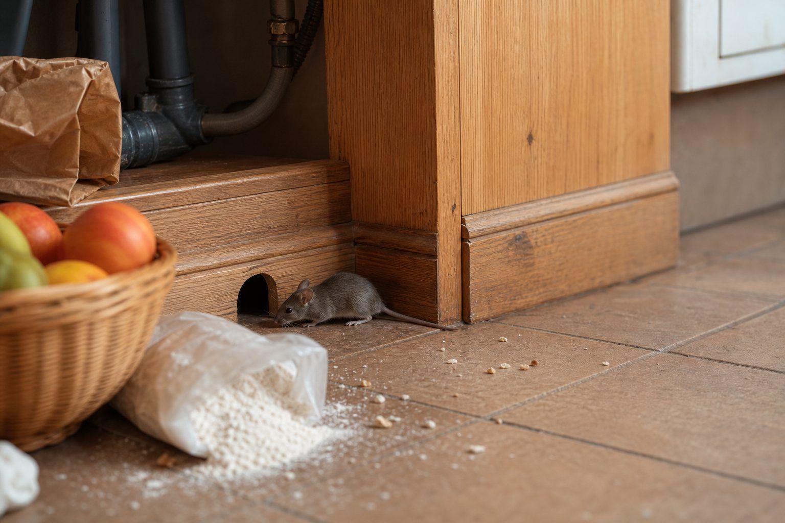 Les causes réelles de la présence de souris dans la maison