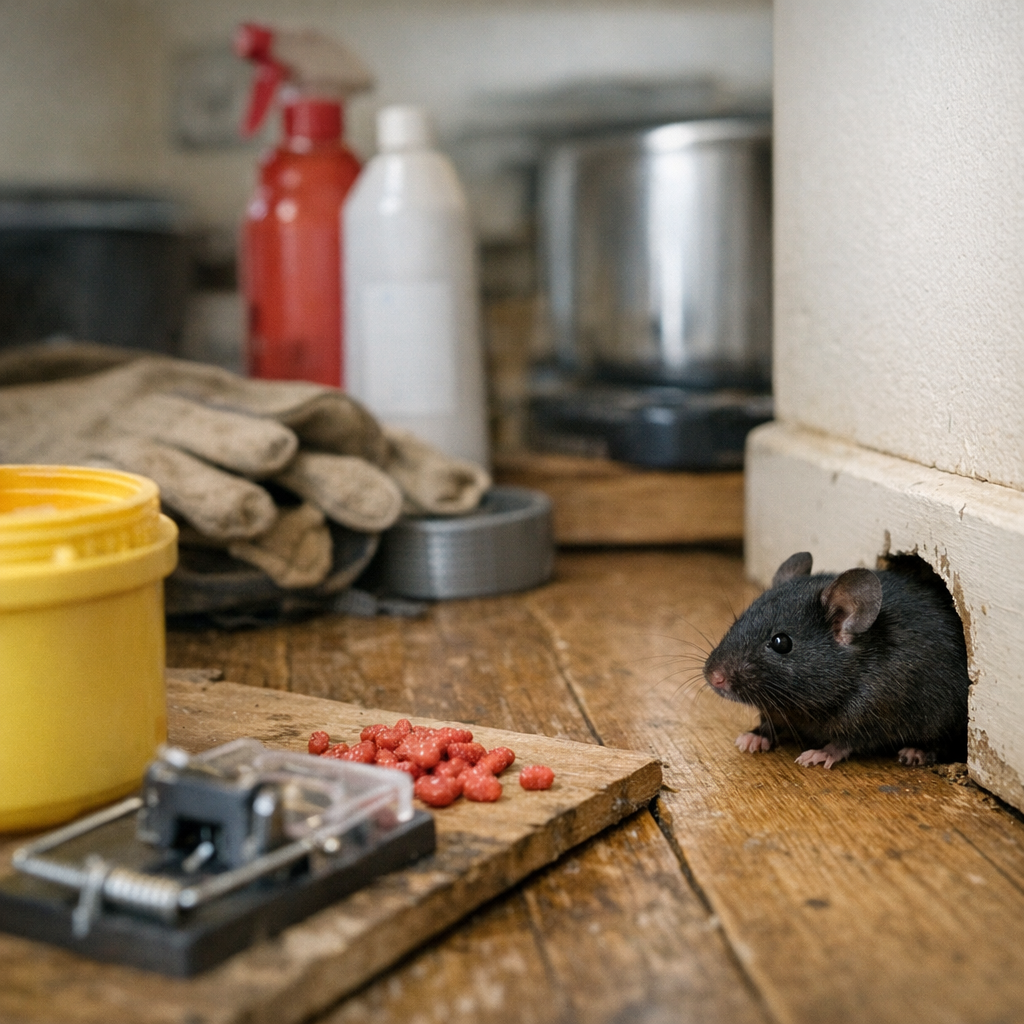 À partir de quand faut-il sortir du bricolage domestique, surtout si l’on envisage un rodenticide ?