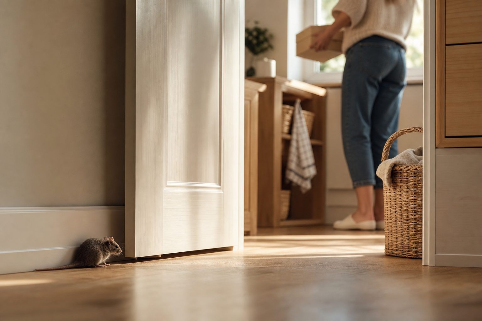 Que faire si une souris est entrée chez vous ?