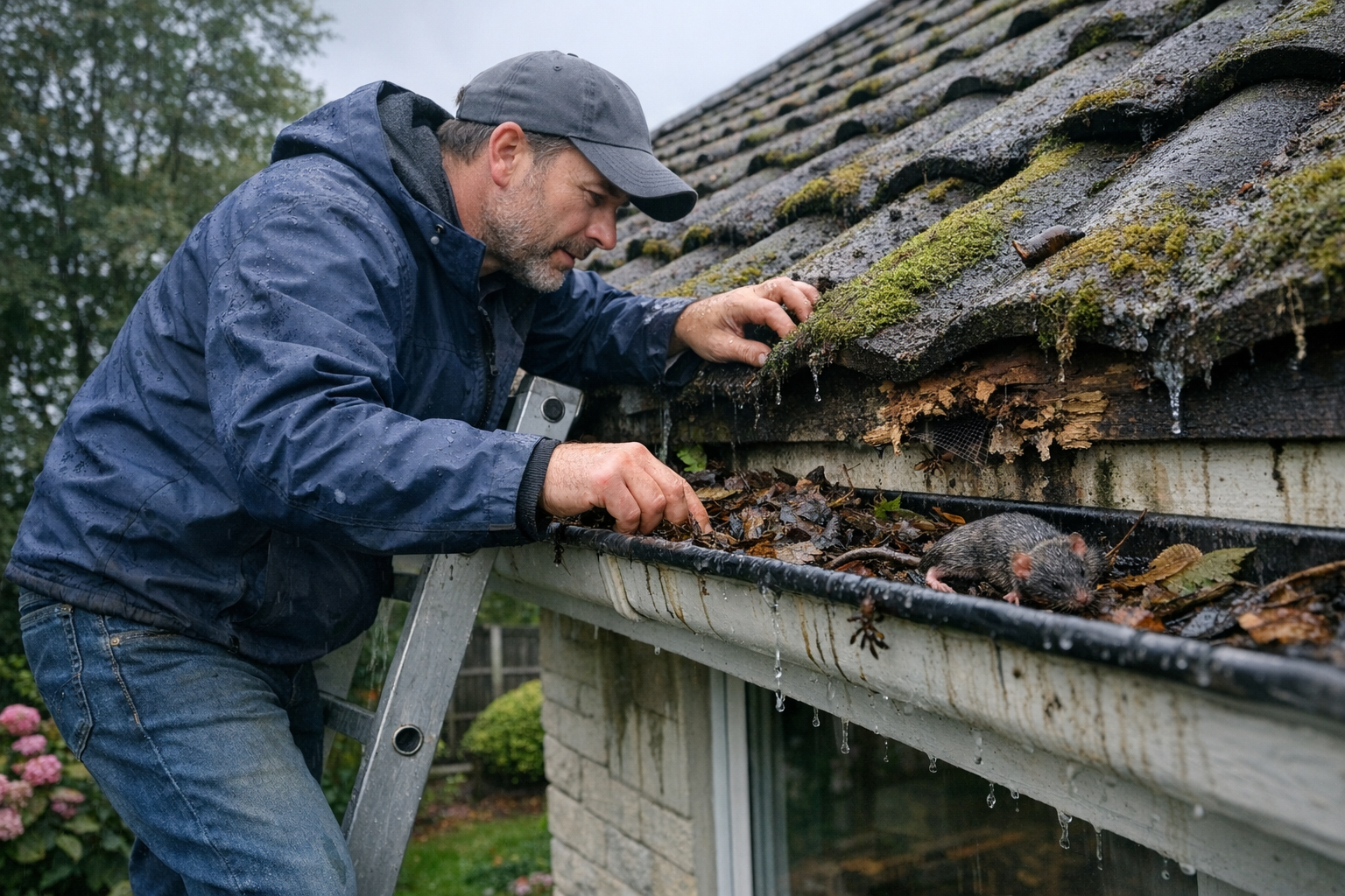 Toiture et gouttières : prévenir mousse et humidité